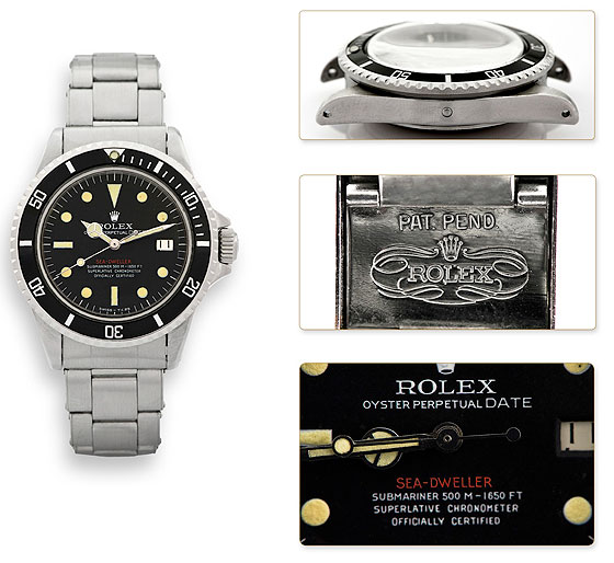 Records set at Auctions  Rolex_single_red_Submariner_560
