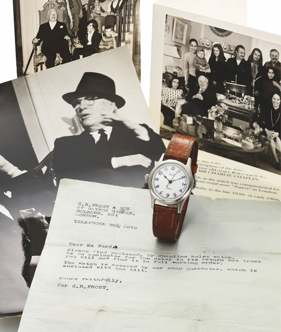 The Rolex owned by Charlie Chaplin.