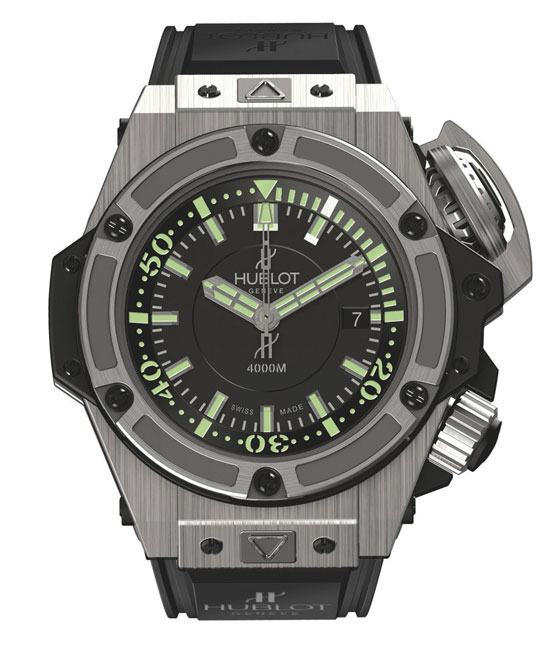 www.watchtime.com | blog  | 6 Extreme Divers Watches | hublot 4000m