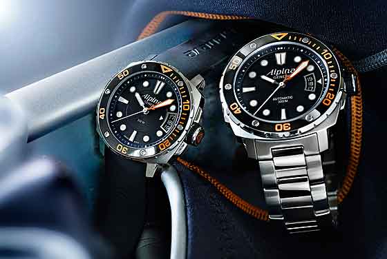 Alpina Extreme Diver 300 Orange horloges