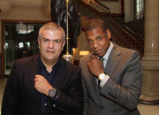 Ricardo Guadalupe und Jay-Z trägt Hublot Uhren