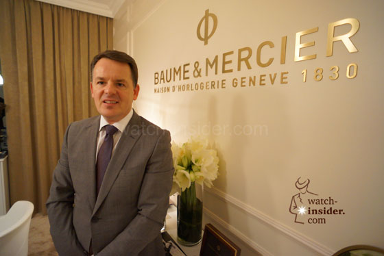 Baume & Mercier CEO Alain Zimmermann