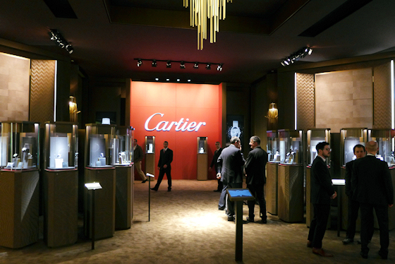 Cartier booth - SIHH 2014