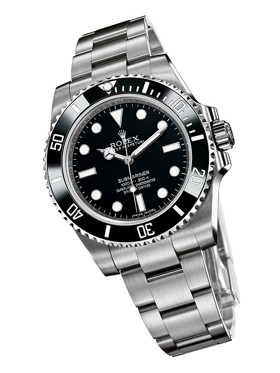 Rolex Oyster Perpetual Submariner 2012 - front angle