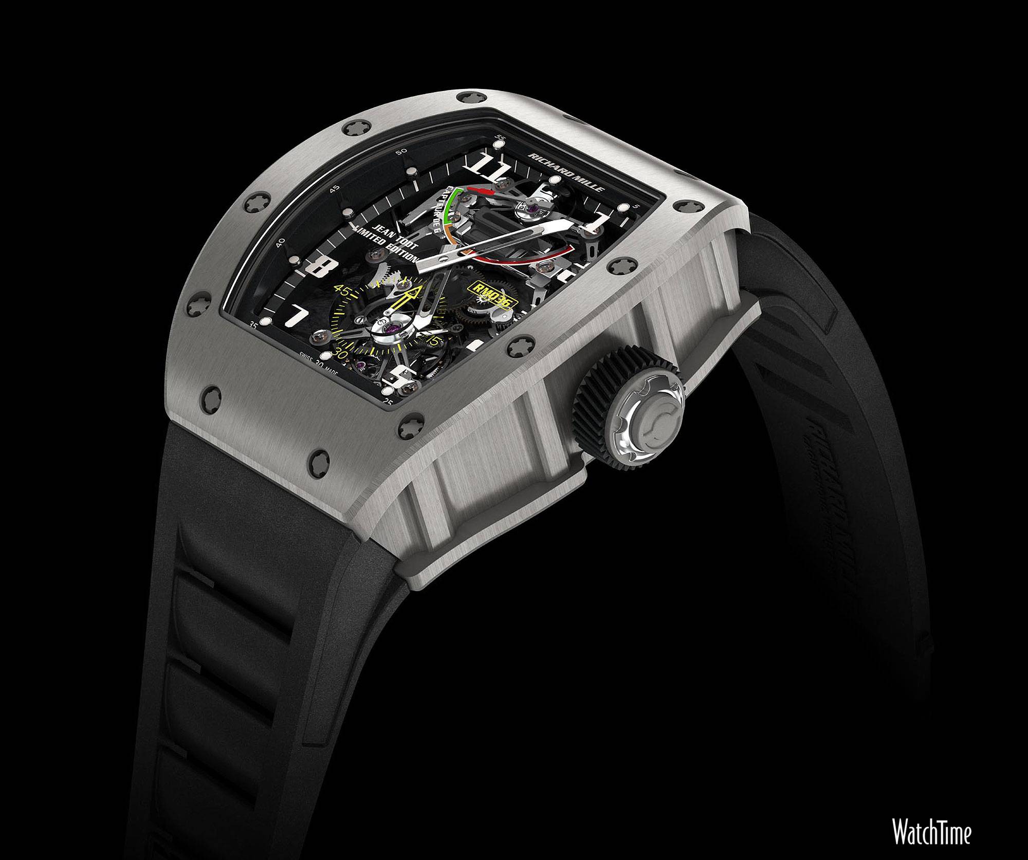 New for 2013: Richard Mille RM 036 Tourbillon G-Sensor Jean Todt ...