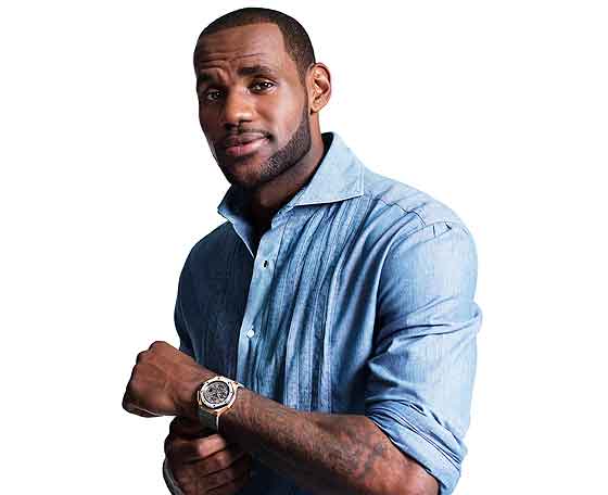 LeBron James Wears the Watch of a Champion