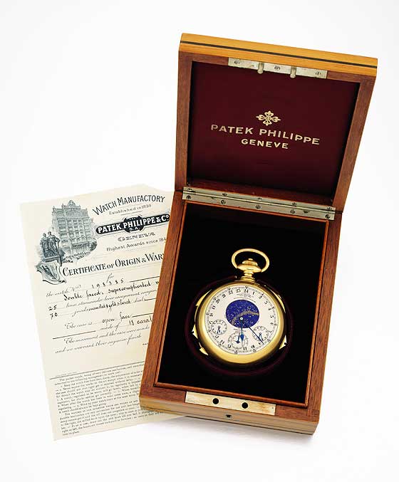 Pocket watch supercomplication $24.000.000 Patek