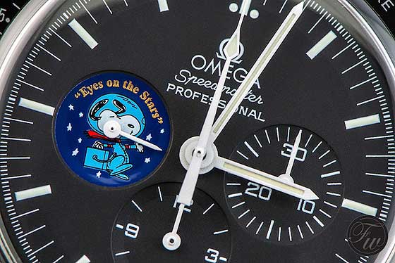 omega silver snoopy watch for sale