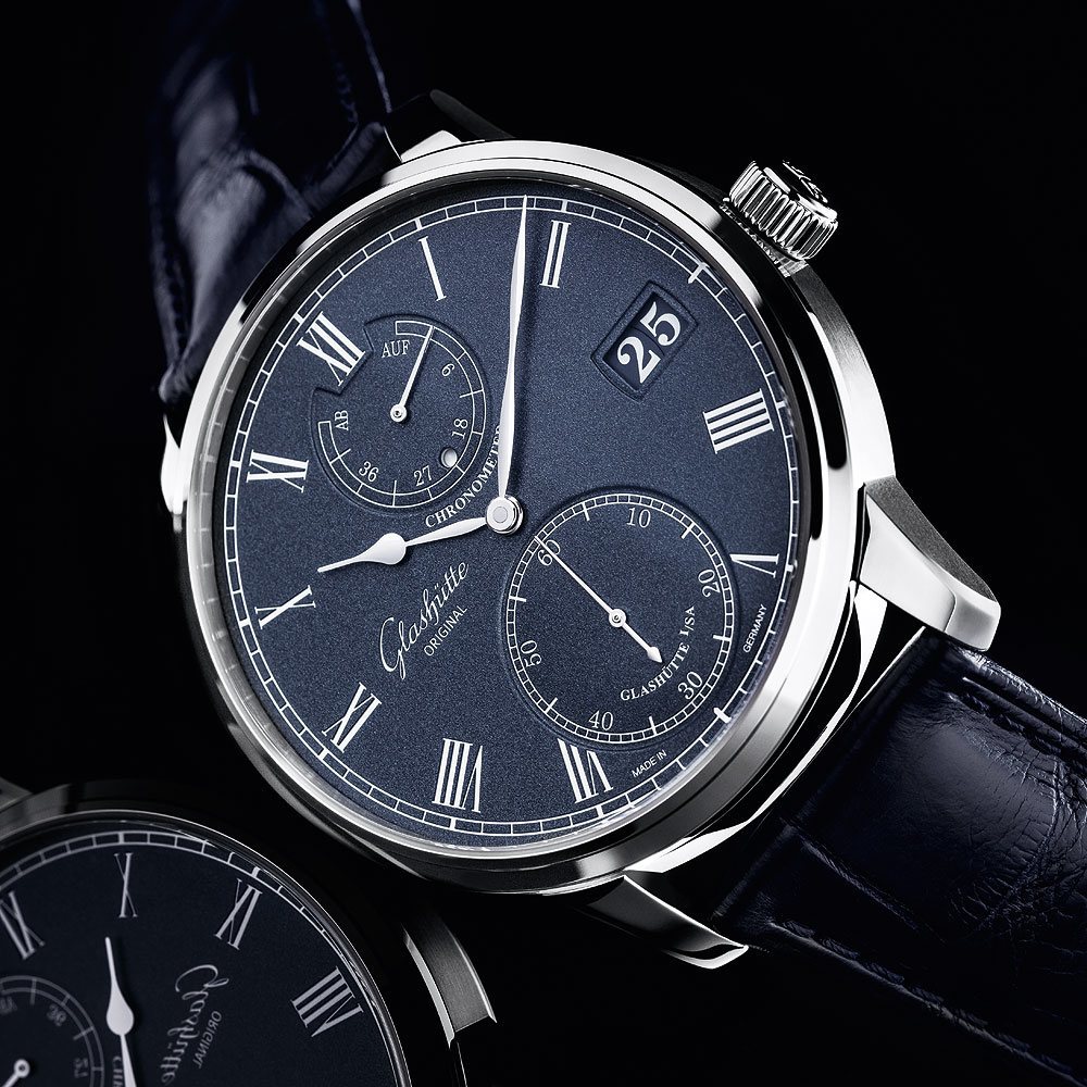 Glashütte Original Offers New Senator Chronometer with Dark Blue Dial ...