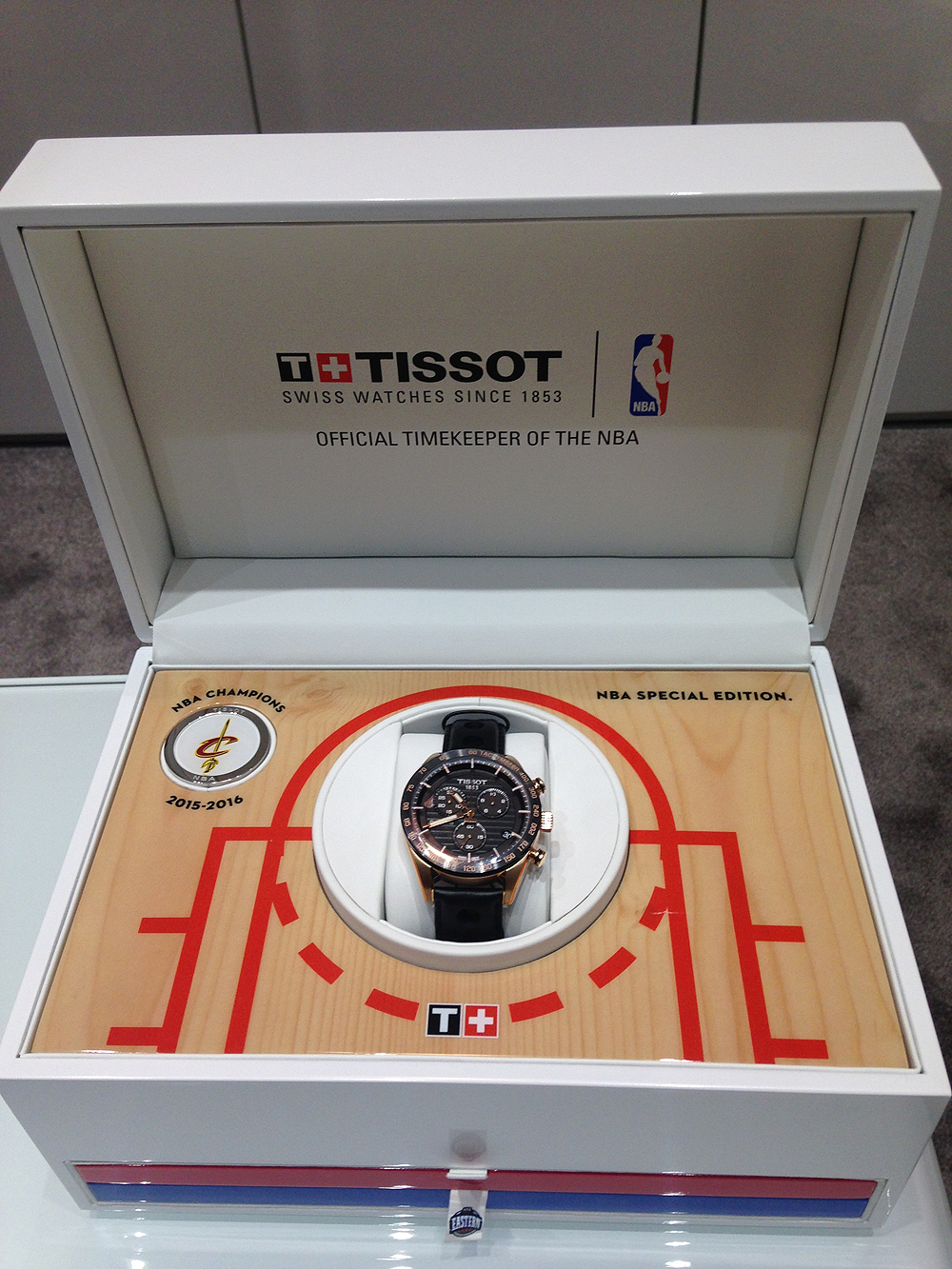 Tissot Releases the Official Cleveland Cavaliers NBA Championship Watch WatchTime