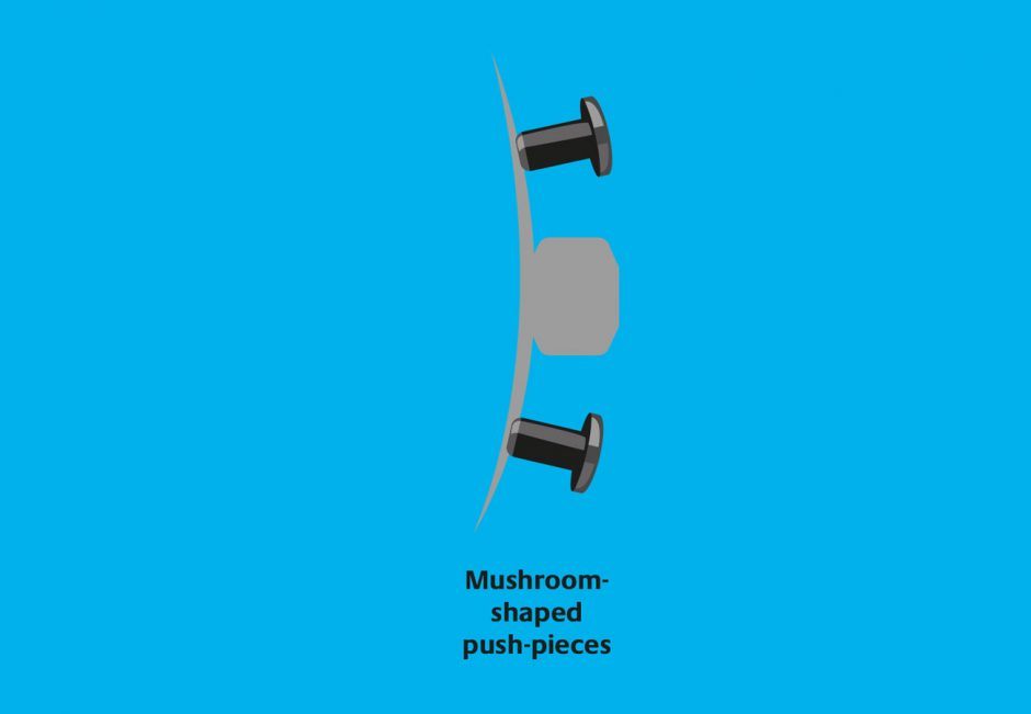 Distinctive Watch Crowns & Push-Pieces: Mushroom-shaped push-pieces