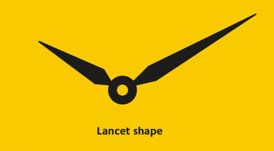 Distinctive Hands: Lancet shape