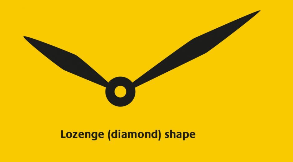 Distinctive Hands: Lozenge (diamond) shape