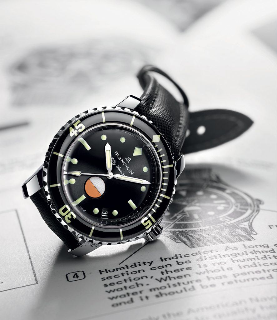 Blancpain Tribute to Fifty Fathoms Mil-Spec - reclining