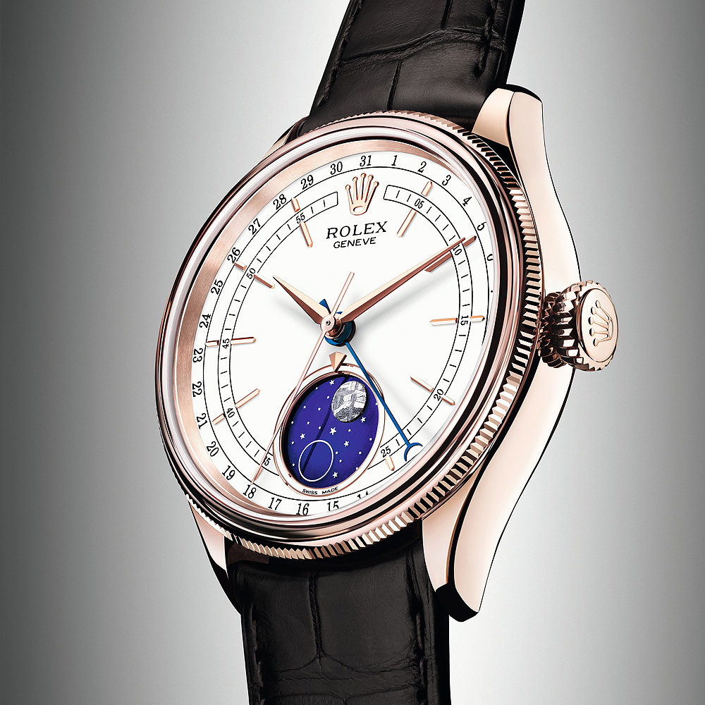 Rolex Cellini Moonphase Features Patented Appliqué | - USA's Watch Magazine