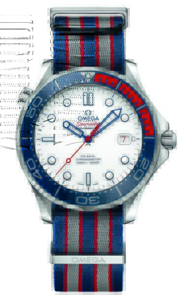 Omega Seamaster 300M Commanders Watch Limited Edition, NATO strap