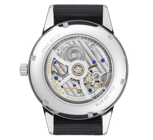 DUW 5101—one of NOMOS’ ten proprietary calibers, crafted in Glashütte, Germany.