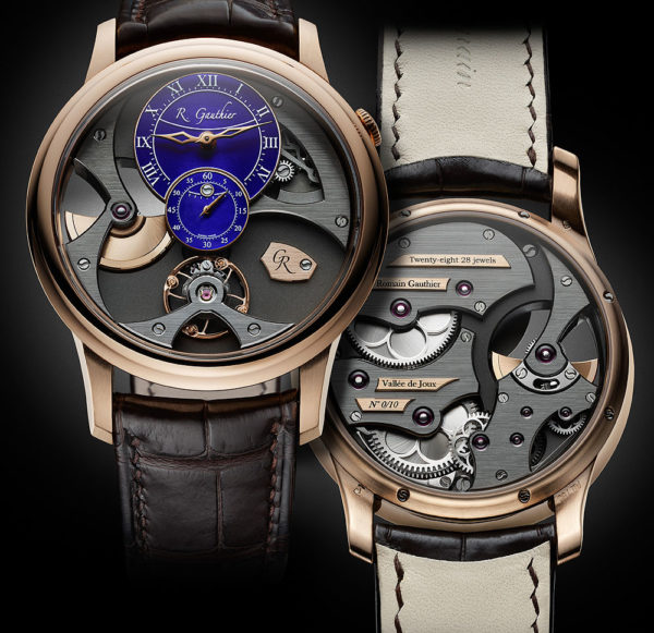 Romain Gauthier Insight Micro-Rotor - RG - bluedial - front-back