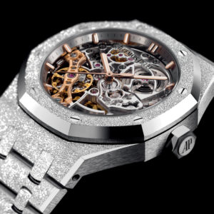 The Frosted Gold Royal Oak Double Balance Wheel Openworked
