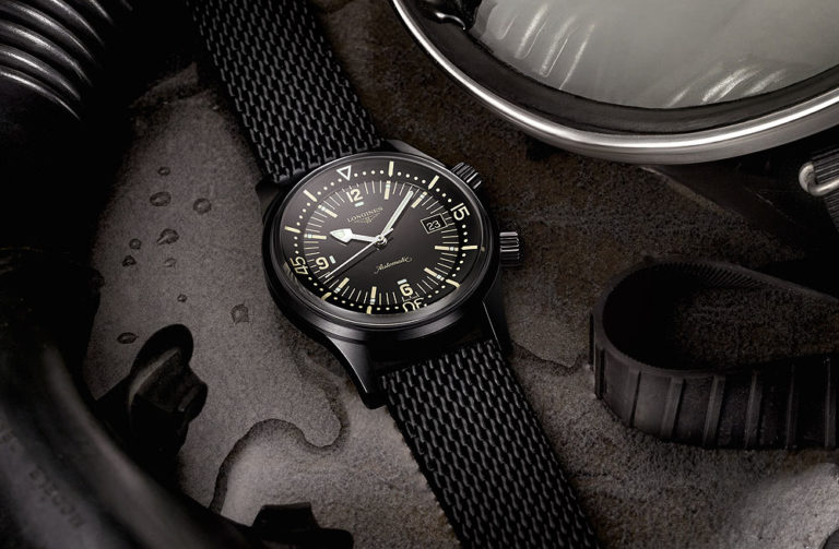 Darkness for Descent: The Longines Legend Diver in Black PVD (Updated ...