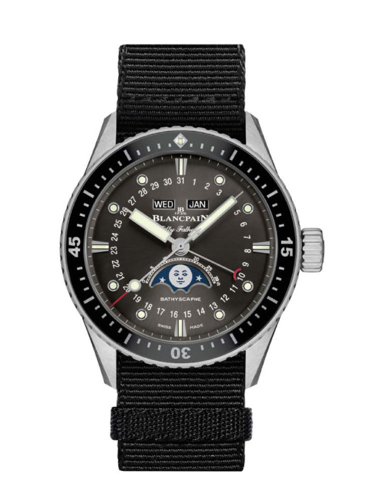 Showing at WatchTime New York 2018: Blancpain Fifty Fathoms Bathyscaphe ...