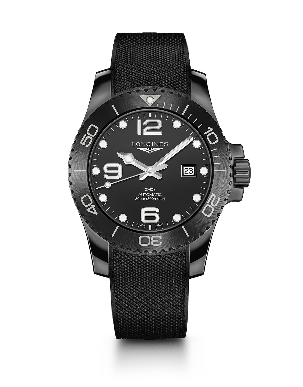 Longines Expands HydroConquest Collection With New Black Ceramic Model ...