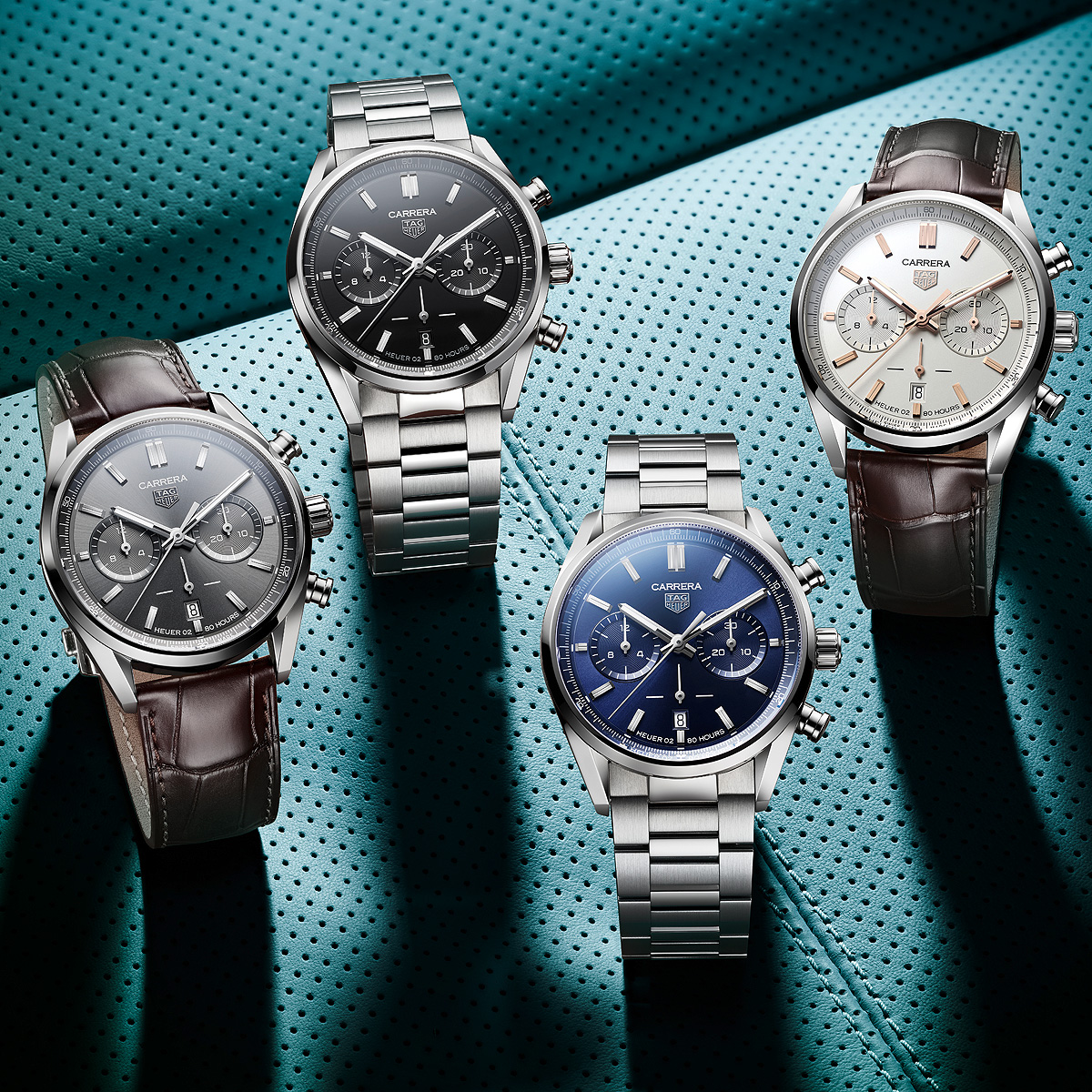 TAG Heuer Motors Back to 1963 with New Historically Inspired Carrera  Chronographs | WatchTime - USA's  Watch Magazine