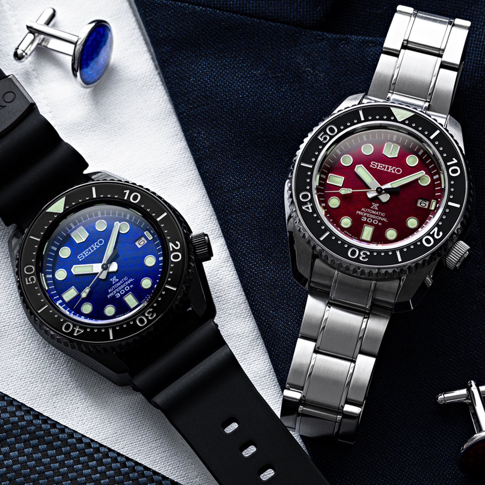 Introducing the Newest Seiko . Exclusives: the Prospex SLA053 and SLA059  “Seigaiha” Editions | WatchTime - USA's  Watch Magazine