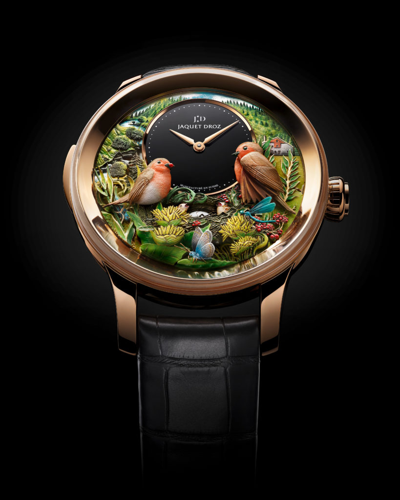 Showing at WatchTime New York 2021: The Jaquet Droz Bird Repeater ?300th Anniversary Edition?