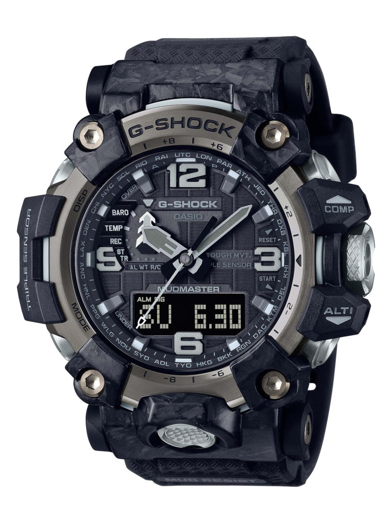 Debuting at WatchTime New York 2021: G-Shock’s New Mudmaster GWG2000 with Forged Carbon Bezel