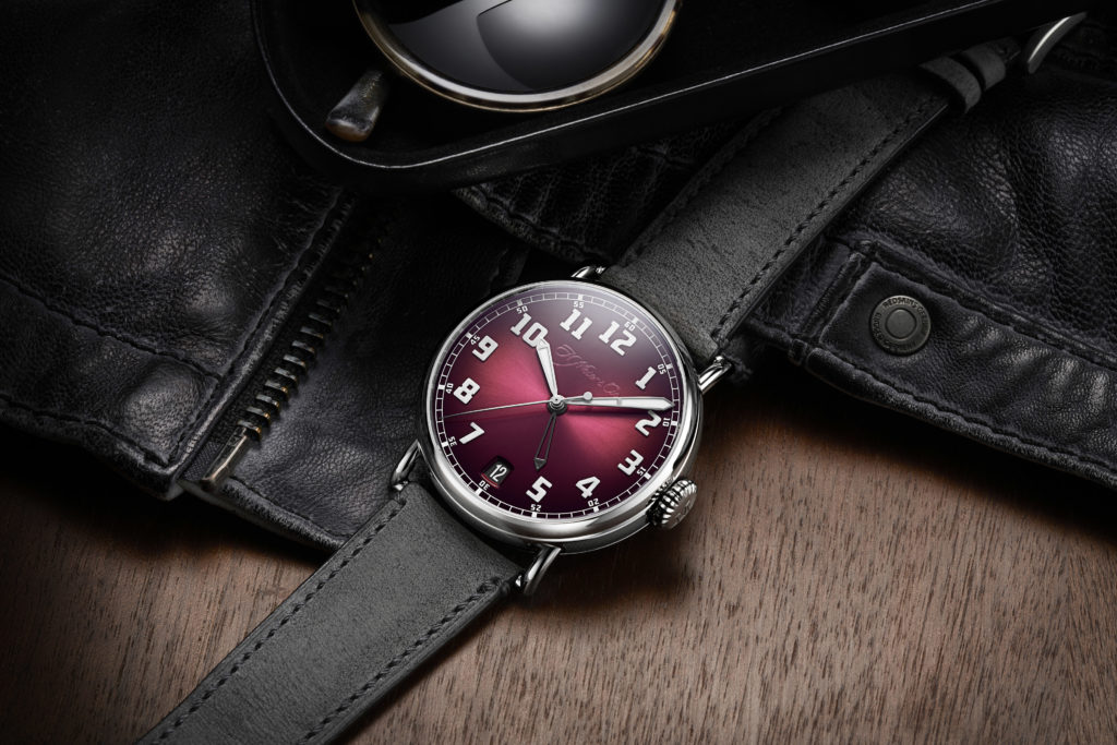 A Toast to Travelers: H. Moser & Cie.’s New Burgundy-Dialed Heritage Dual Time
