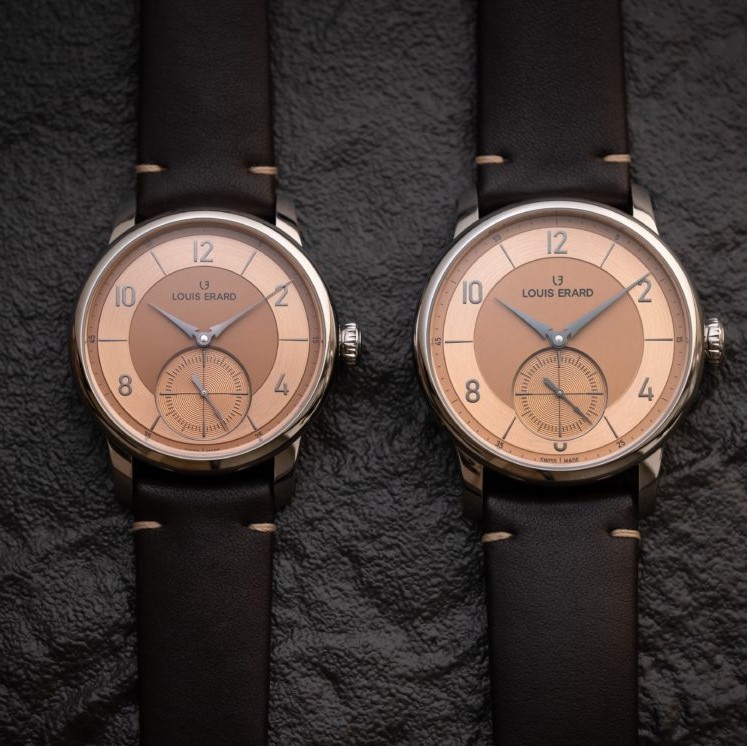 Louis Erard Excellence 39 mm Watch in Terracotta Dial