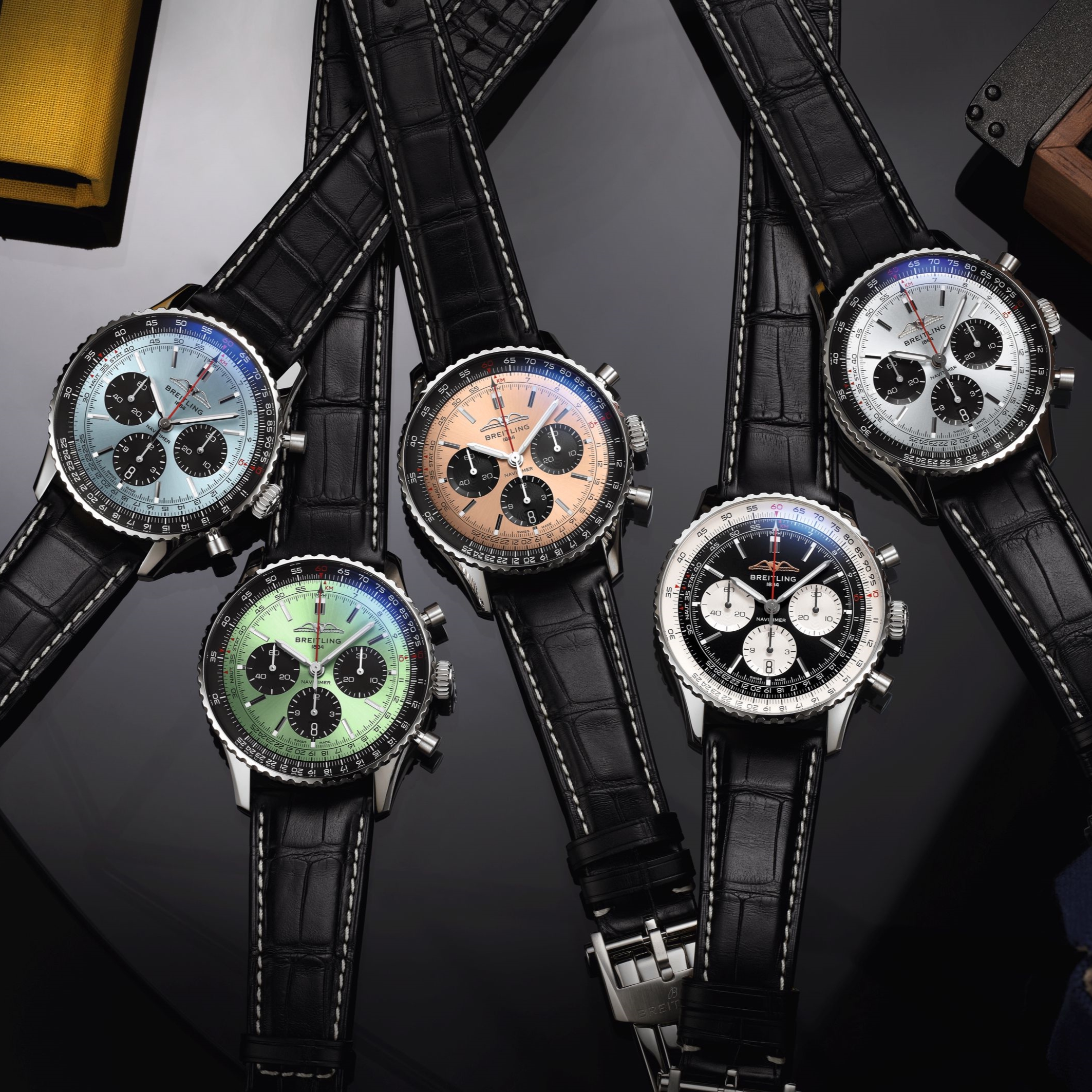 Breitling Introduces the New Navitimer Squad with the AOPA Logo, Colorful  Dials, and More (with Live Photos) | WatchTime - USA's  Watch Magazine