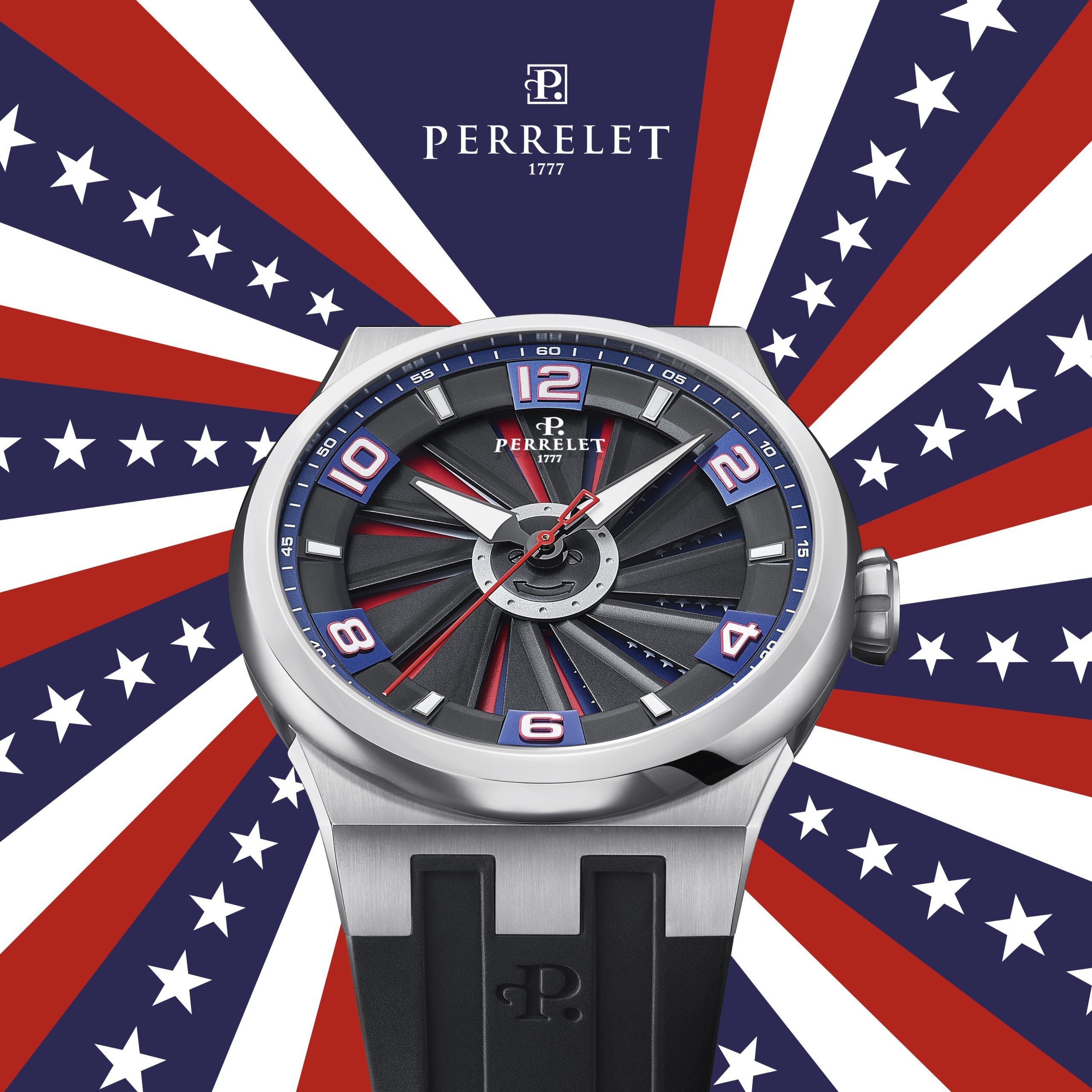 Sponsored: Perrelet Pays Homage to the US with the New “TURBINE UNITED”