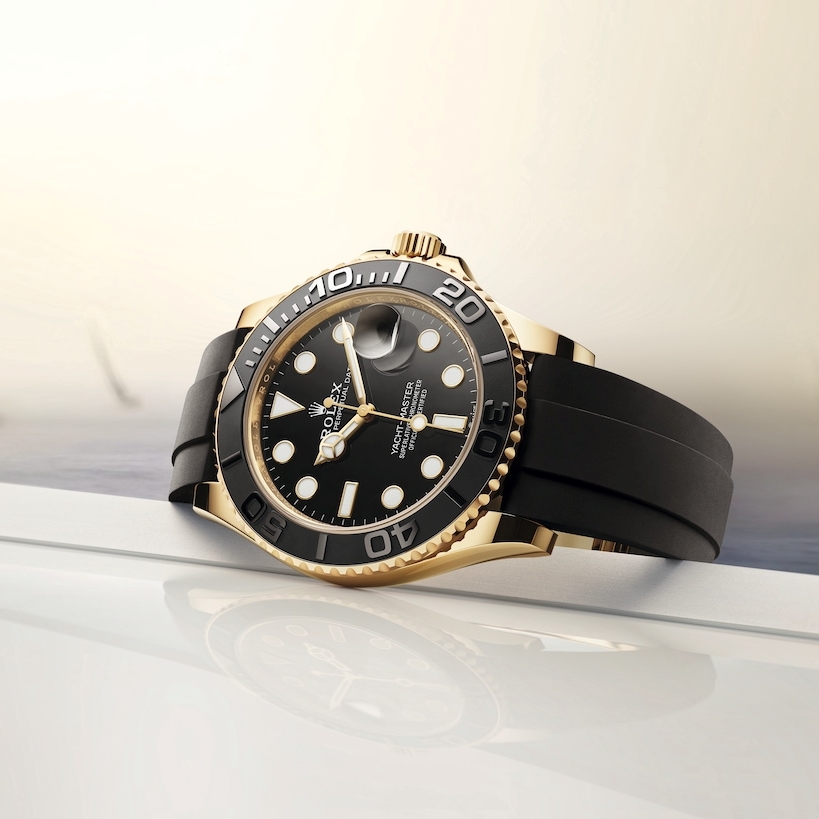 Unveiled in Gold at Watches & Wonders 2022: The Rolex Yacht-Master 42 ...