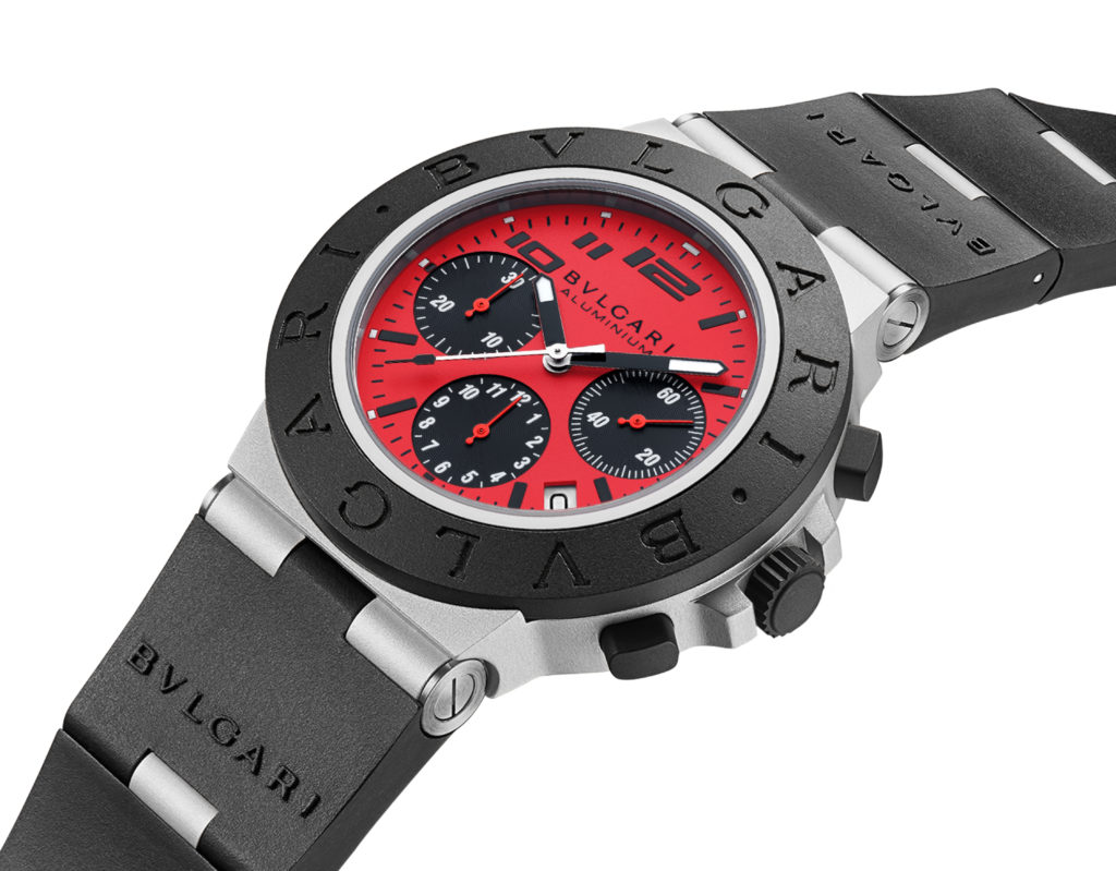 On The Road: Bulgari Revs Up With Aluminum Chronograph Ducati Special Edition