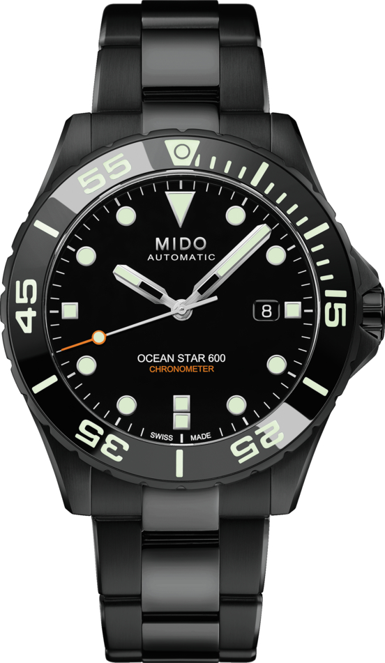 Mido Dives Deep With the Ocean Star 600 Chronometer Black DLC Special Edition