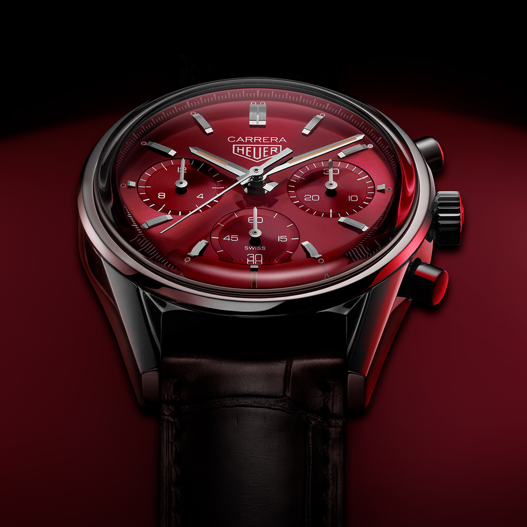 Seeing Red: TAG Heuer Releases Limited Carrera Edition with a Crimson Dial