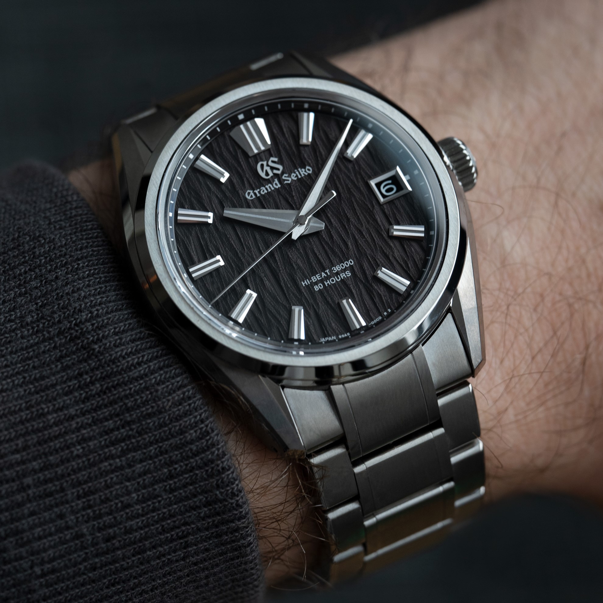 Variation in Black, Presented in Titanium: Grand Seiko Introduces the  “Night Birch” ref. SLGH017 | WatchTime - USA's  Watch Magazine