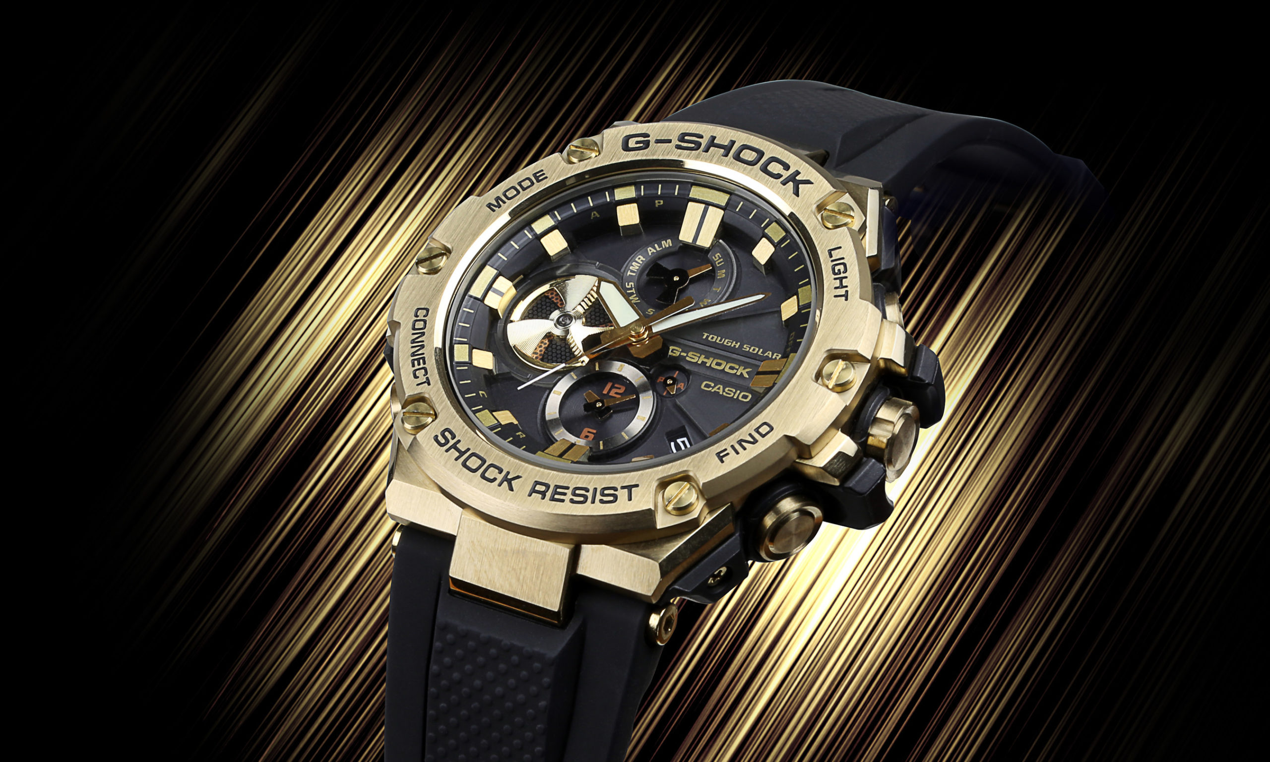 A Touch of Glamor: Meet the new G-Shock G-Steel with Gold-Colored Bezel