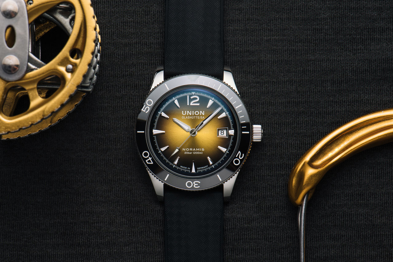Union Glashütte Introduces New Noramis Date Sport With an Amber Dial