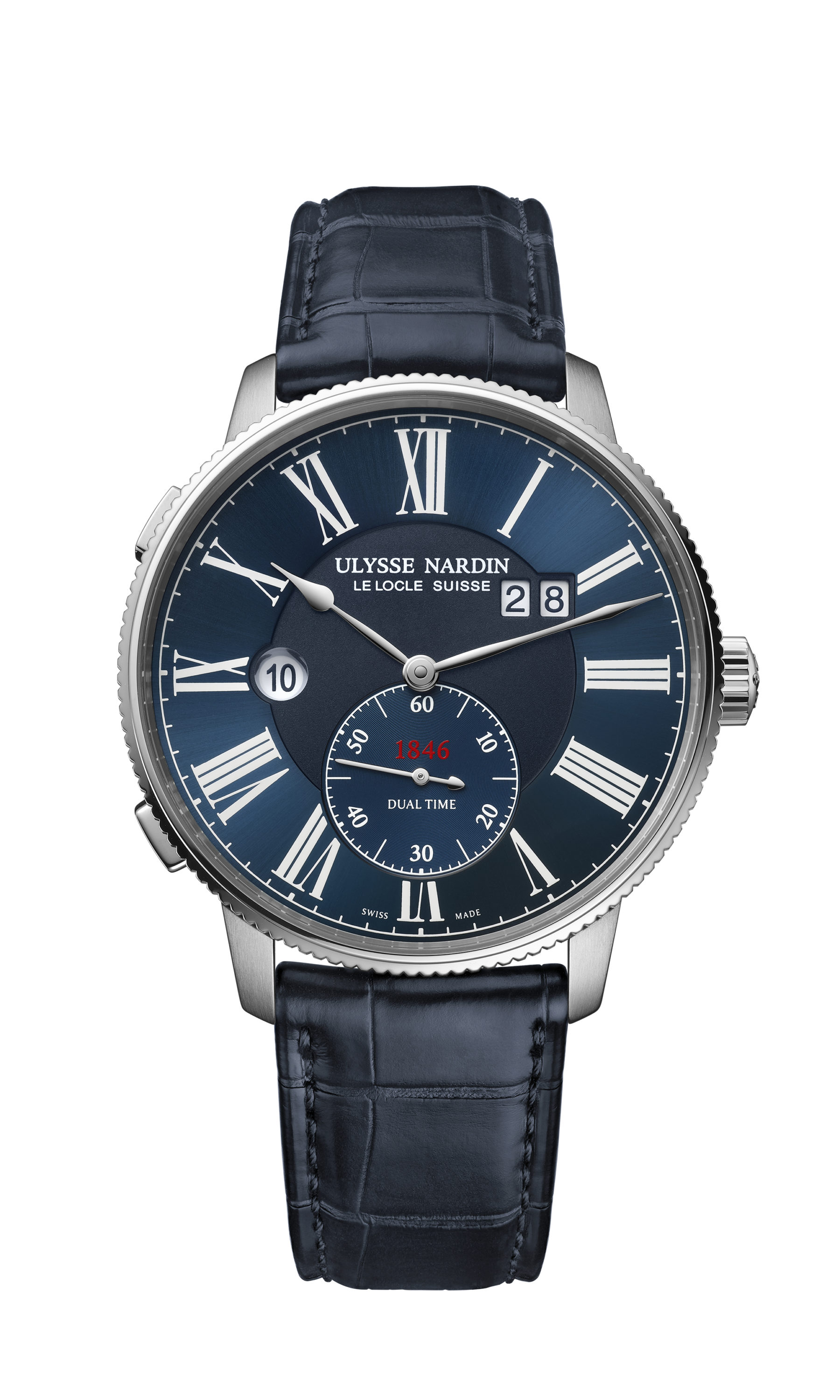 Ulysse Nardin Adds a Dual Time Model to the Marine Torpilleur Collection