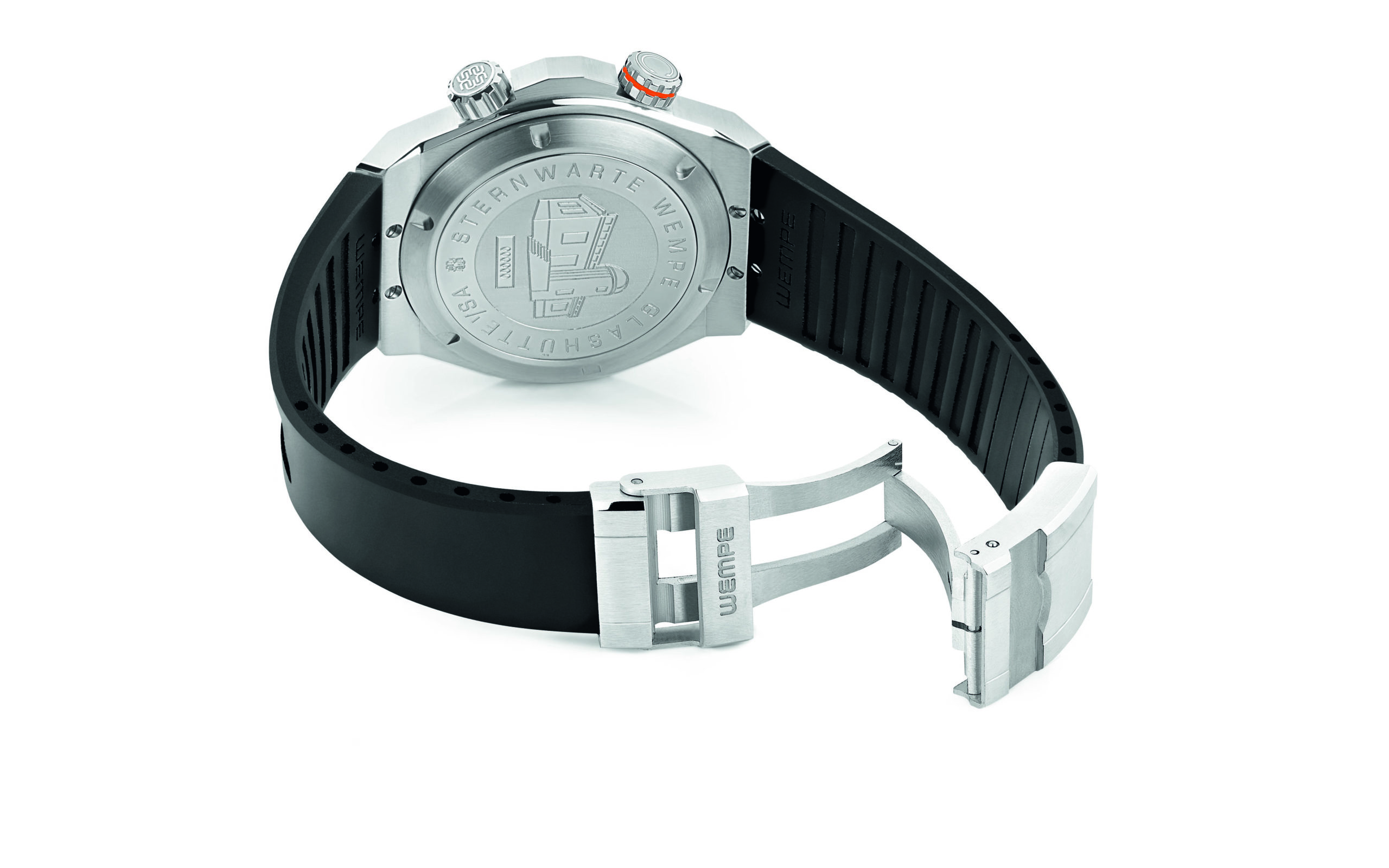 Wempe Glashütte Adds New Rubber Straps to Iron Walker Collection