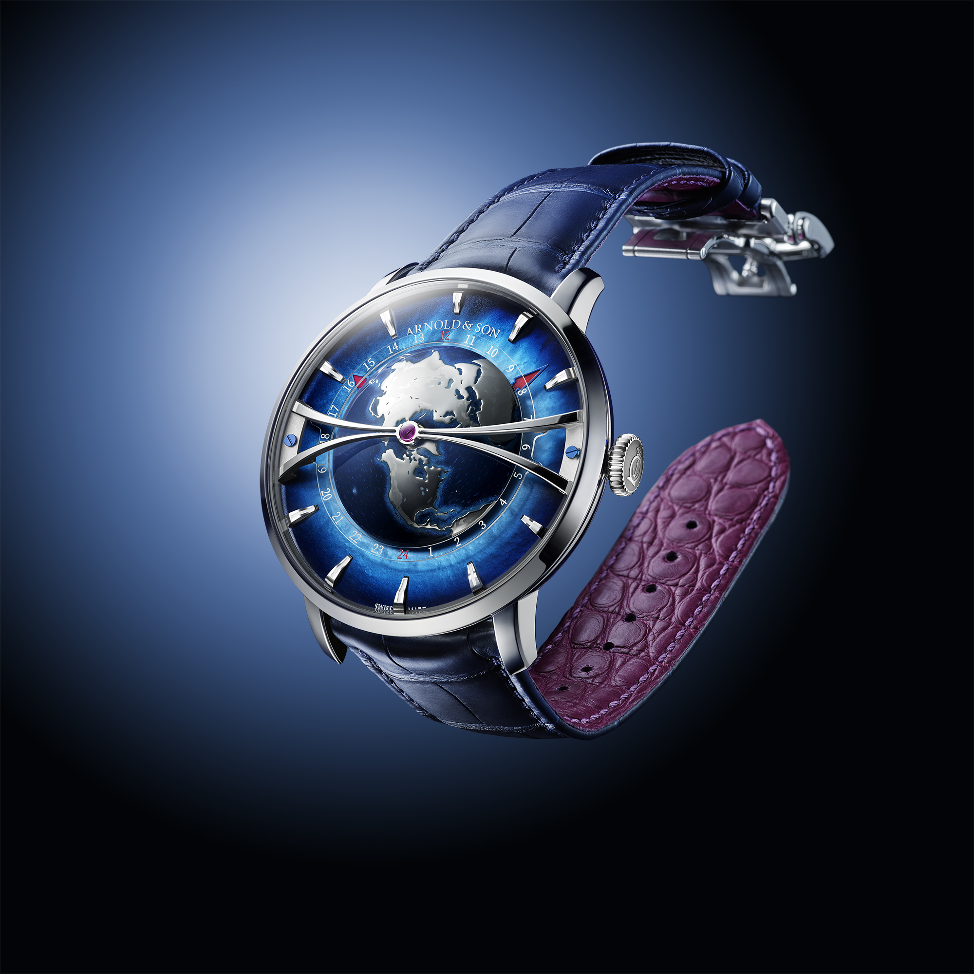 Arnold & Son Launches the Globetrotter in Precious Platinum