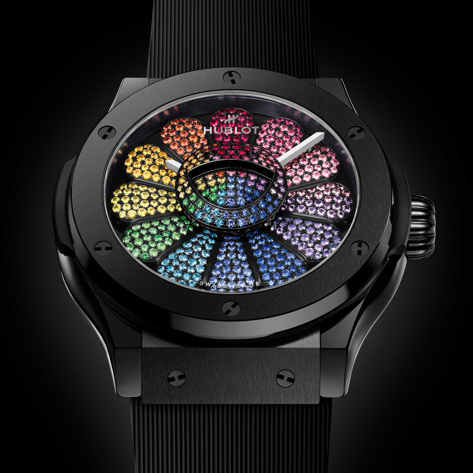 Hands-On: Hublot Classic Fusion Takashi Murakami Black Ceramic Rainbow  Unique Watch
