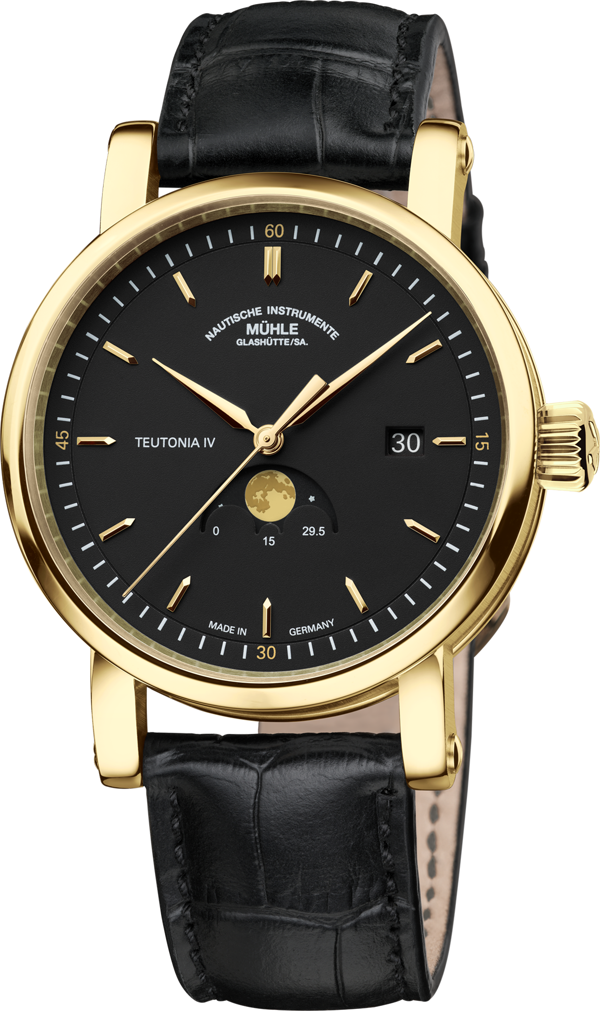 Gold All Over: Mühle-Glashütte Launches Special Edition of Teutonia IV Moon Phase