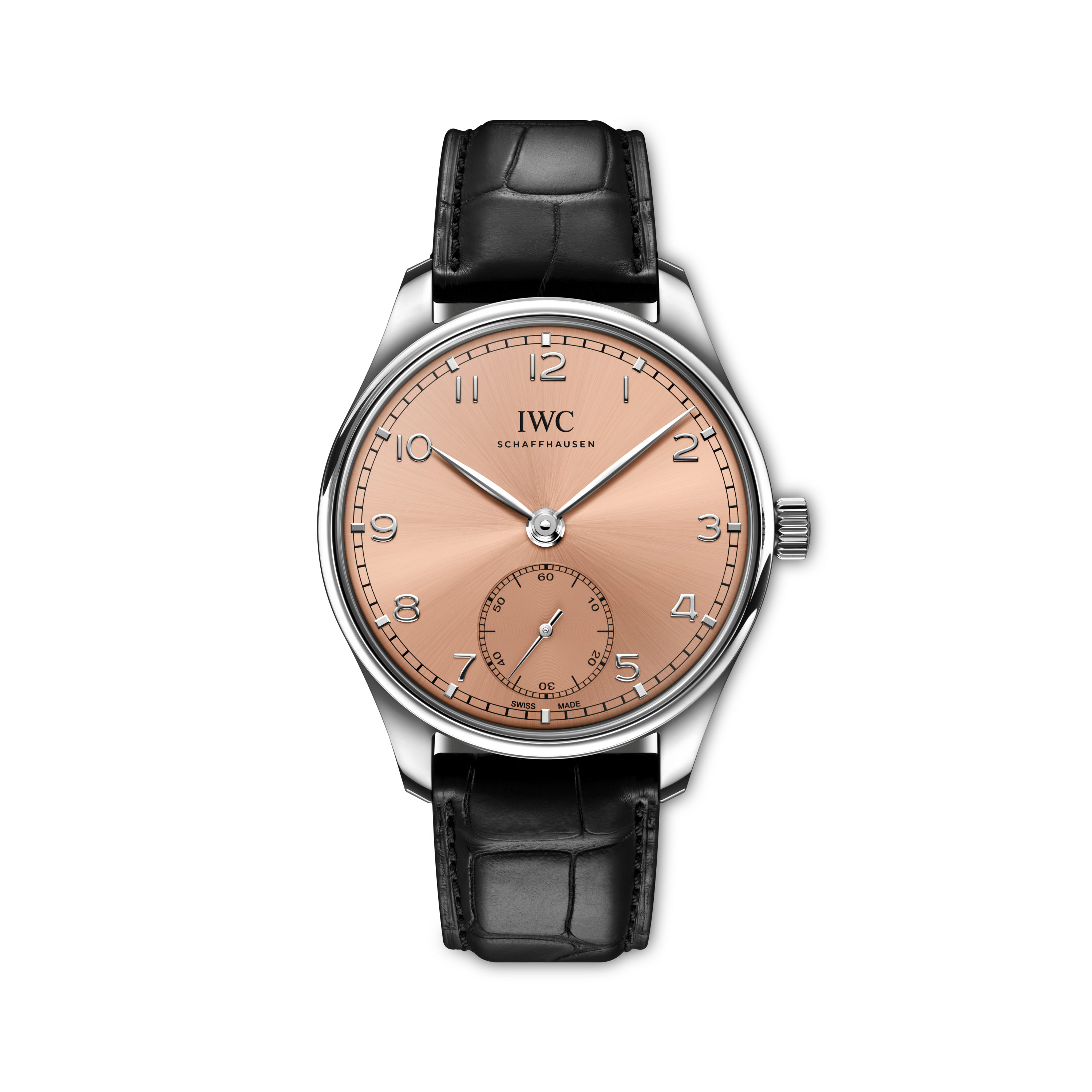 IWC Introduces a Portugieser Automatic 40 with Salmon Dial