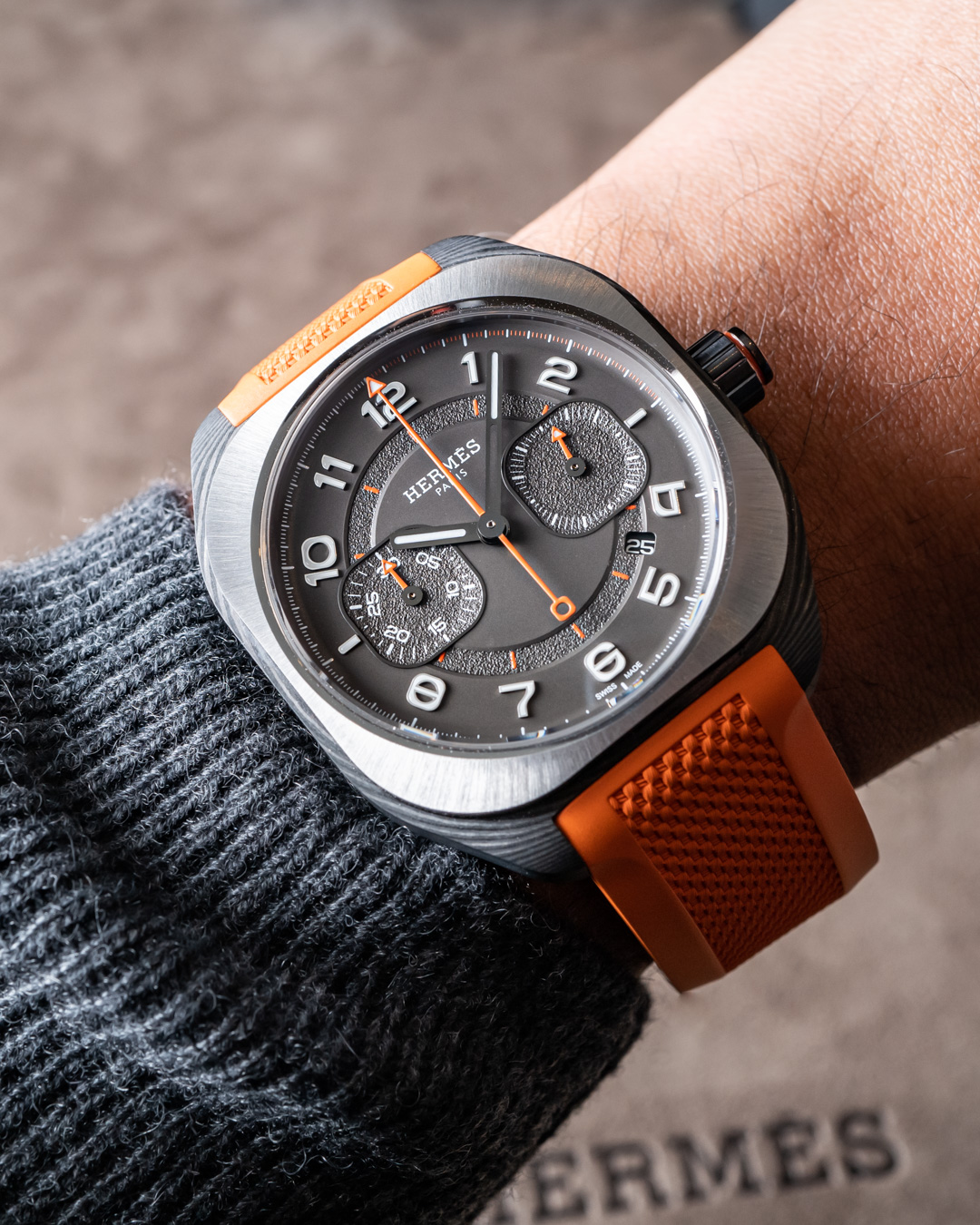 Hermès Expands H08 Collection with New Monopusher Chronograph