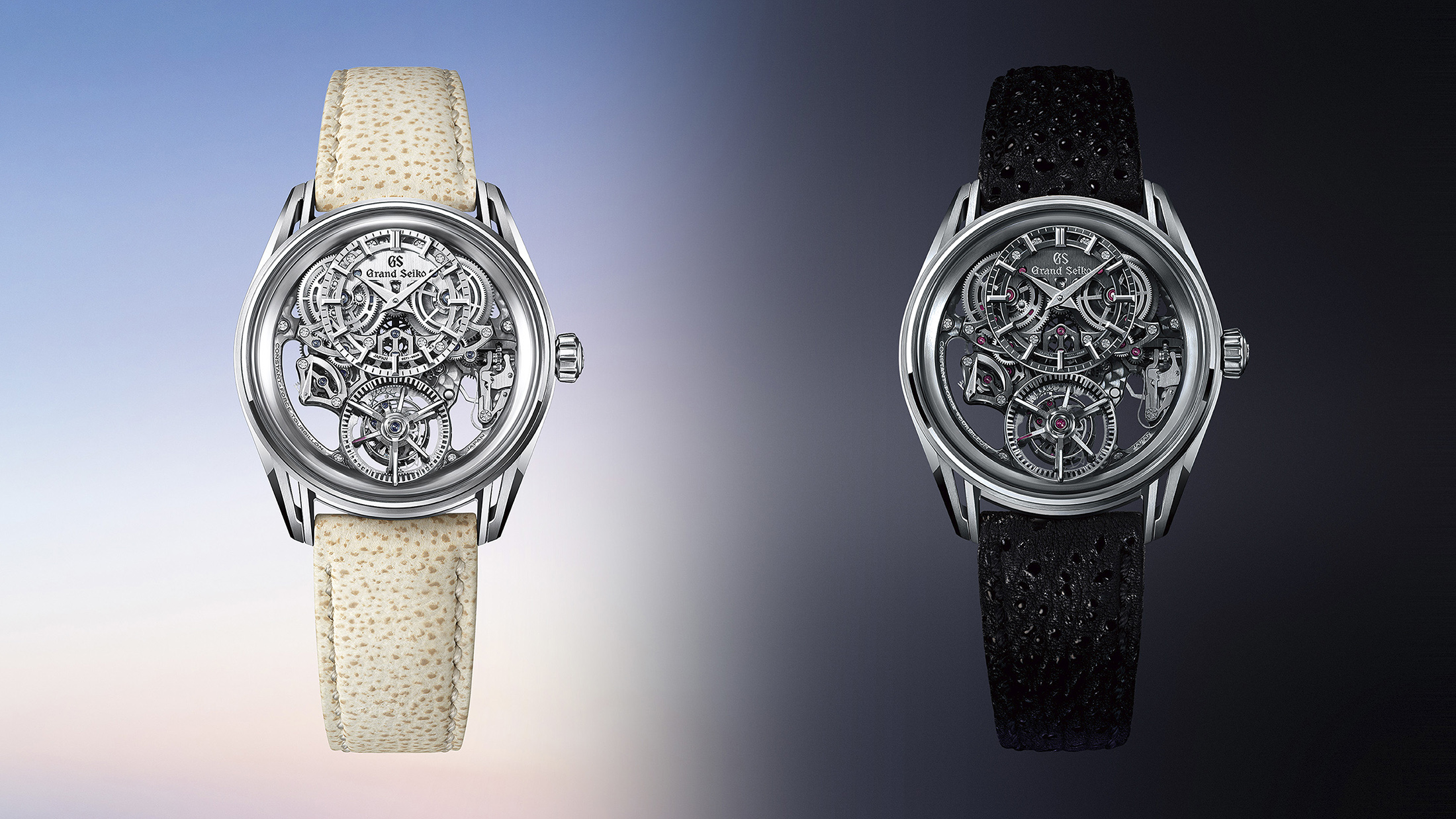 Limited edition Hermès Harnais Français Remix watch uncovers a marvelous hand painted porcelain dial